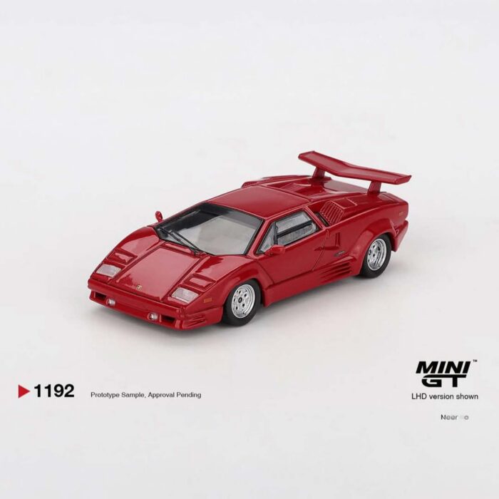 Mini Gt - 1988 Lamborghini Countach 25th Anniversary 1192, lhd