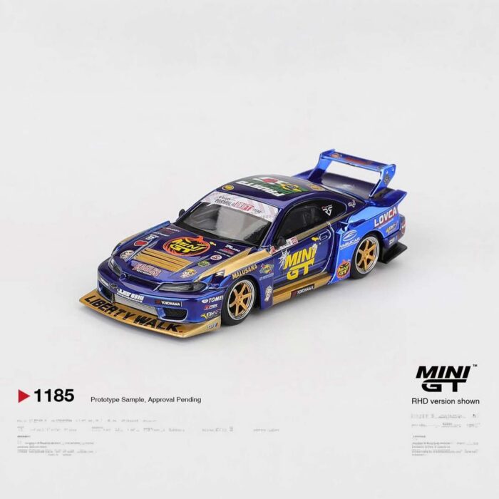 Mini Gt - 2025 Nissan Silvia S15 LB-Super Silhouette #555 1185, rhd