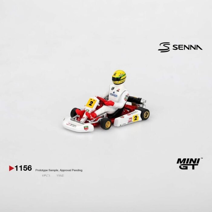 Mini Gt - 1993 Senna Kart Formula K #2 Ayrton Senna Da Silva Masters