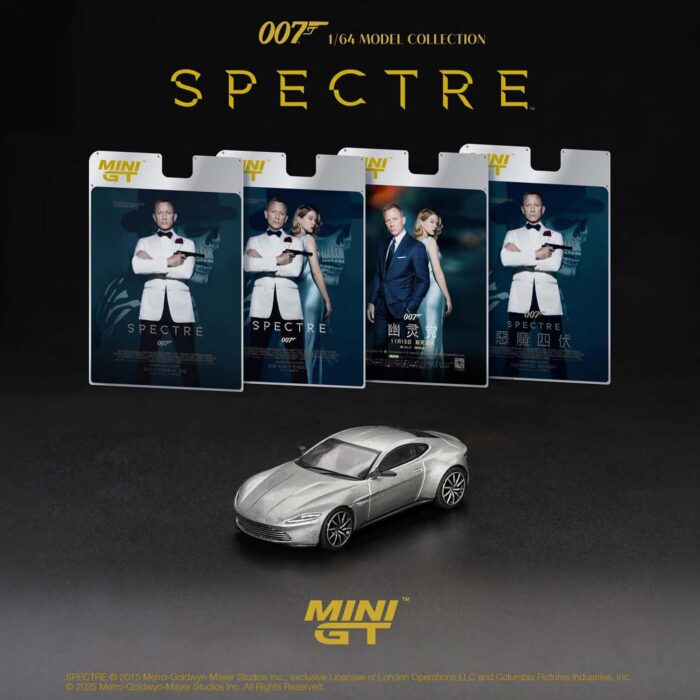 Mini Gt - 2015 Aston Martin DB10 *Spectre* Dutch Blister Packaging