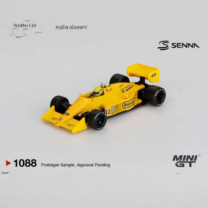 Mini Gt - 1987 Lotus 99T #12 Ayrton Senna Monaco Grand Prix Winner