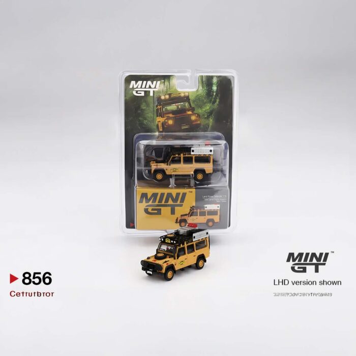 Mini Gt - 1989 Land Rover Defender 110 Camel blister Packaging