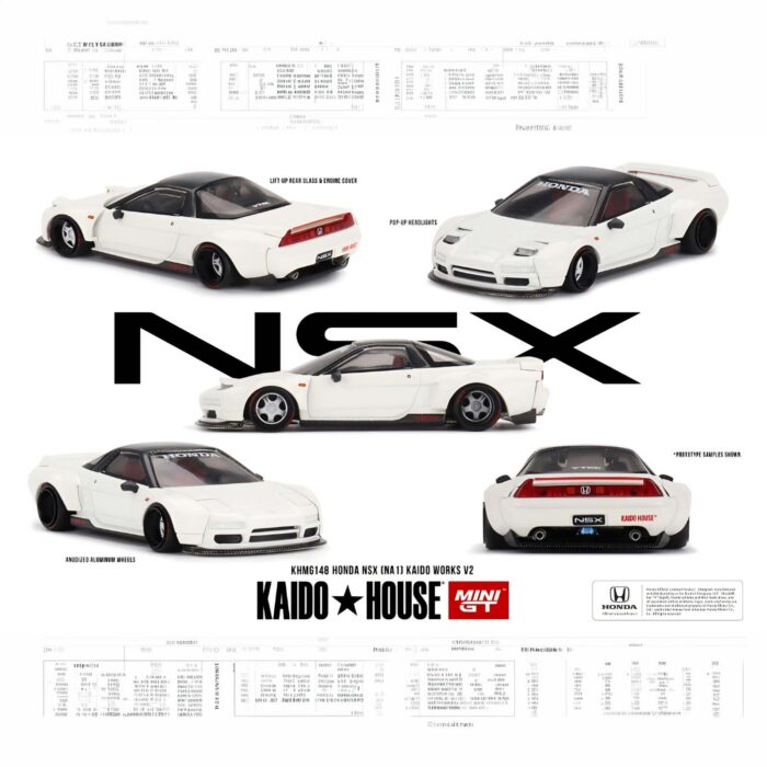 Mini Gt - 1990 Honda NSX (NA1) Kaido Works V2