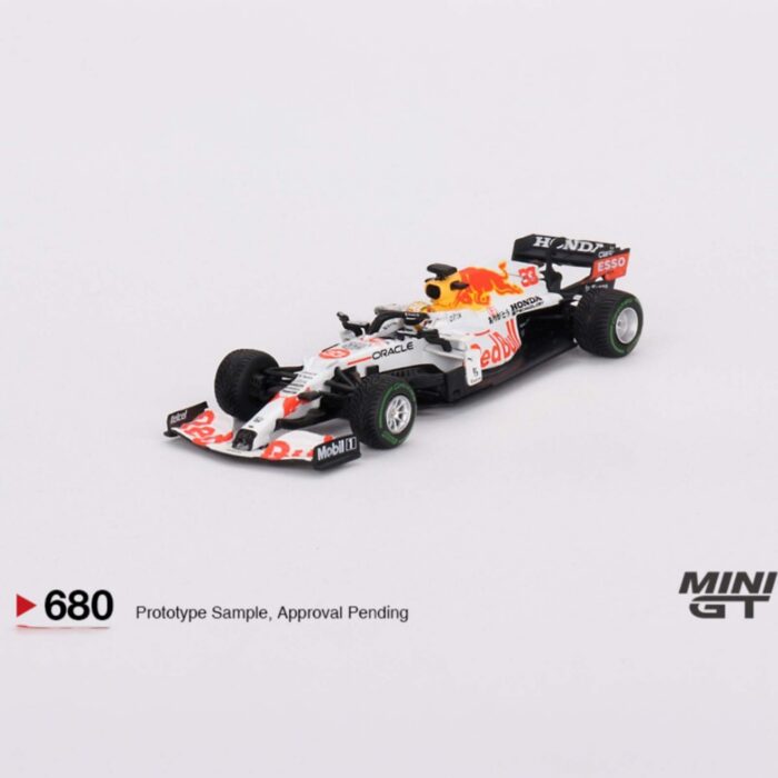 Mini Gt - 2021 Red Bull RB16B #33 Max Verstappen 2nd place Turkish Grand Prix