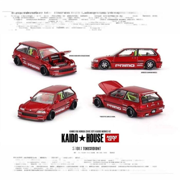 Mini Gt - 1987 Honda Civic (EF) Kaido Works V2