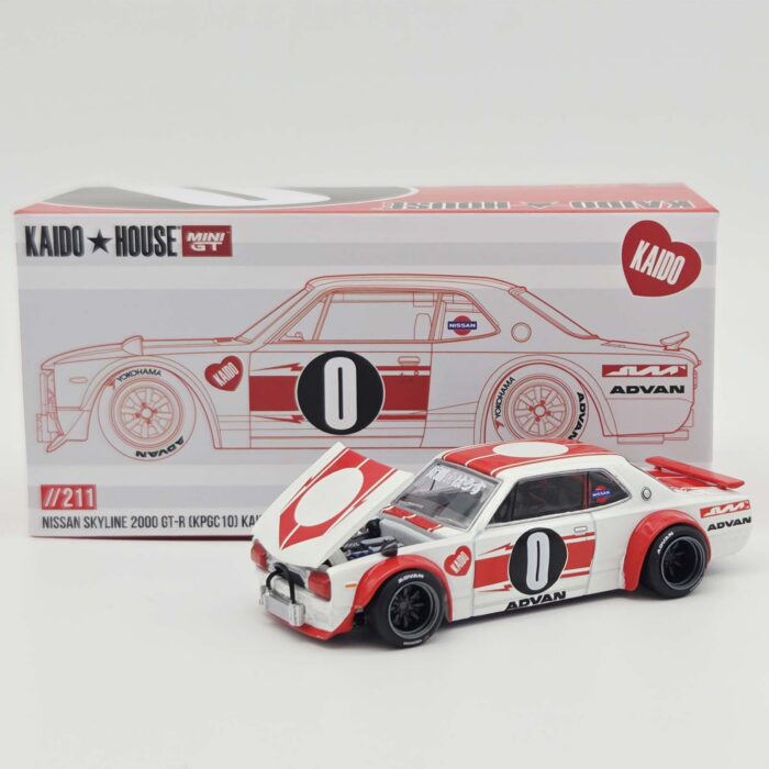 Mini Gt - 1969 Nissan Skyline GT-R (KPGC10) Kaido Works V2