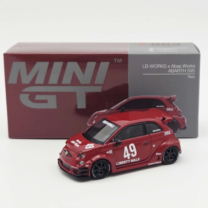 Mini Gt - 2024 Fiat Abarth 959 LB-Works X Abas Works