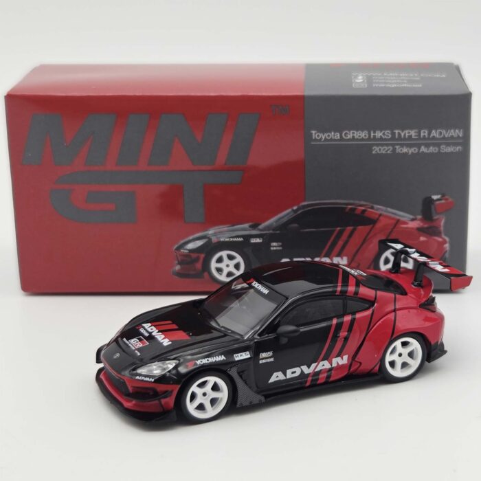 Mini Gt - 2022 Toyota GR86 HKS Type R -Advan
