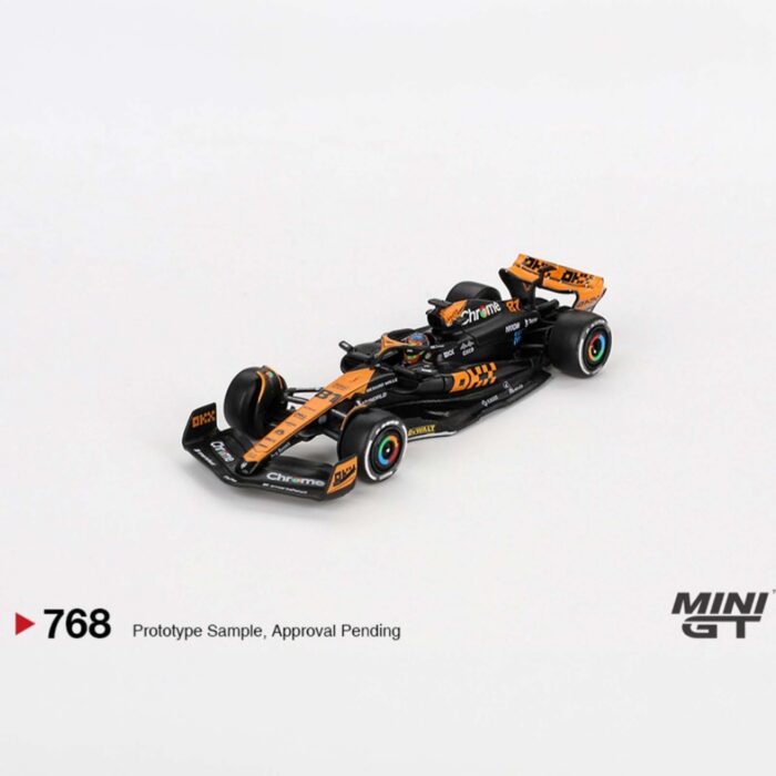 Mini Gt - 2023 McLaren MCL60 #81 Oscar Piastri 3rd Place Japanese GP