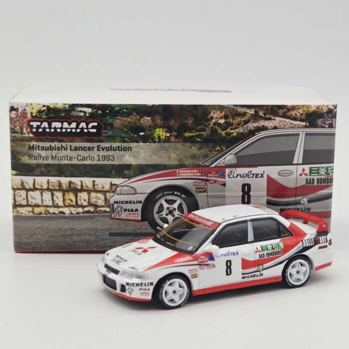 Tarmac - Mitsubishi Lancer Evolution, #8 K.Eriksson/S. Parmander Rally Monte Carlo 1993