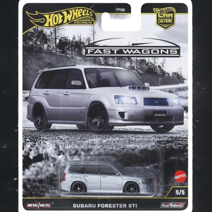 Hot Wheels - Subaru Forester STI, silver fast wagon