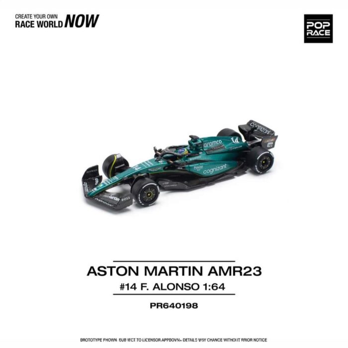 Pop Race - Aston Martin AMR23 F1 #14 Fernando Alonso