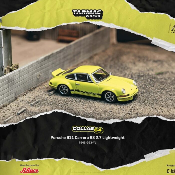 Tarmac - Porsche 911 (911) Carrera RS 2.7, lightweight yellow