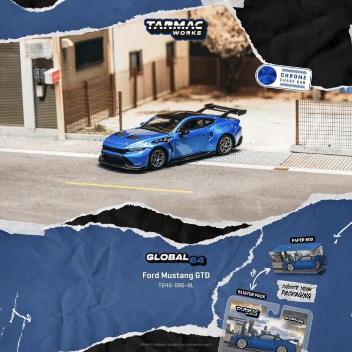 Tarmac - Ford Mustang GTD, blue