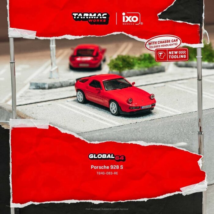 Tarmac - Porsche 928 S, red