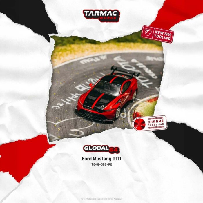 Tarmac - Ford Mustang GTD, red