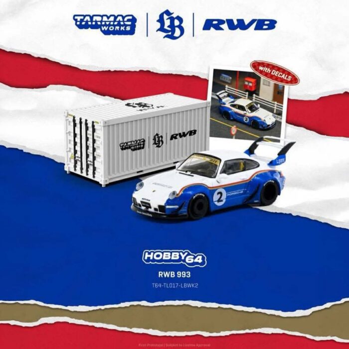 Tarmac - RWB 993 #2 Liberty Walk, blue/white