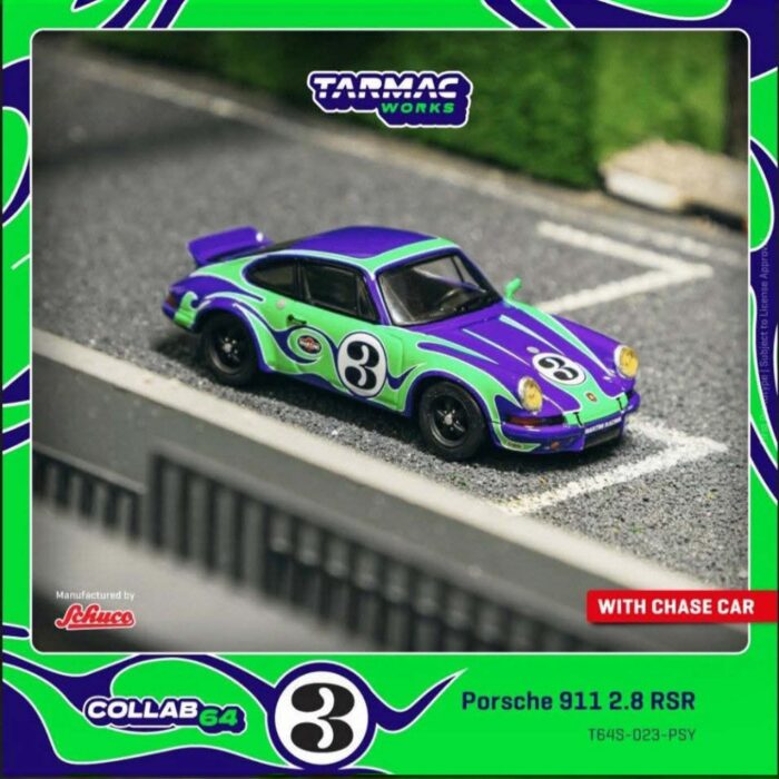 Tarmac - Porsche 911 2.8 RSR #3 *Psychodelic*, purple/green