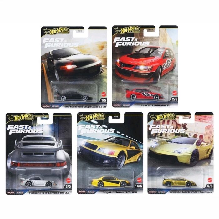 Hot Wheels - Fast & the Furious Assortment of 10pcs 46-979m