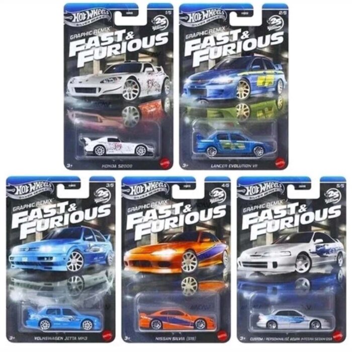 Hot wheels -  Fast & the Furious set 88-979l