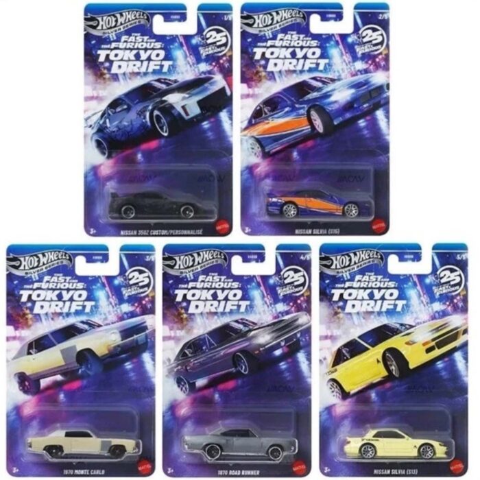 Hot Wheels - Fast & the Furious Assortment 88-979m