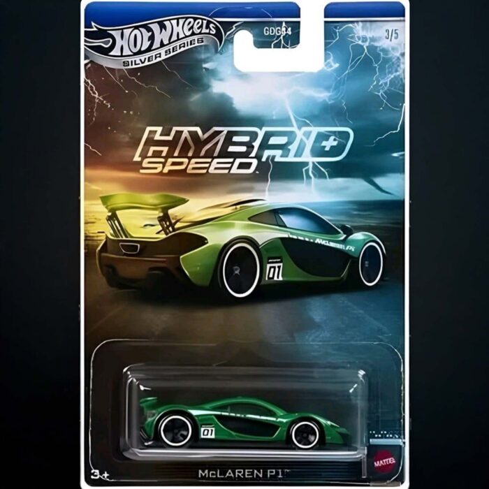 Hot Wheels - McLaren P1, green hybrid speed