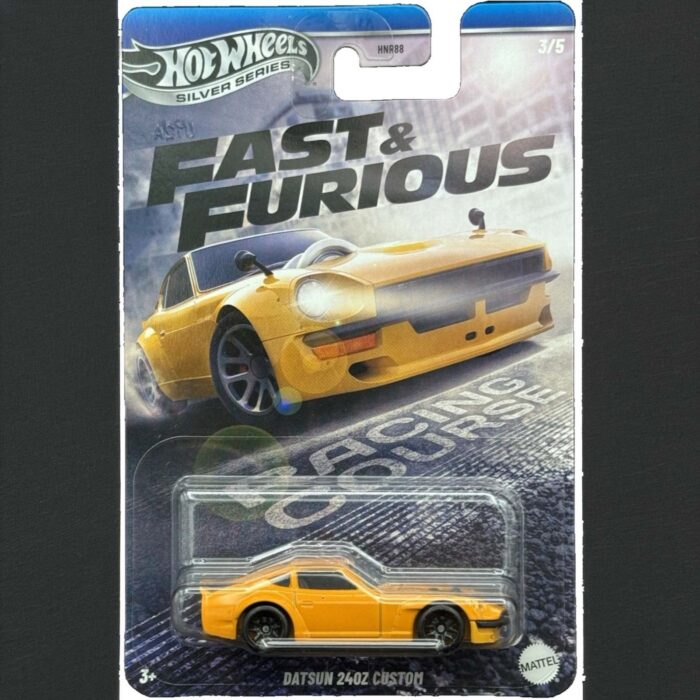 Hot Wheels - Datsun 240z Custom, orange f&f racing course