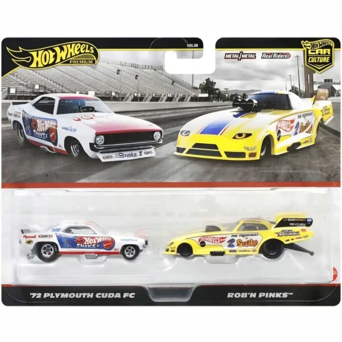 Hot Wheels - 2-pack 72 Plymouth Cuda FC & Rob'n Pinks