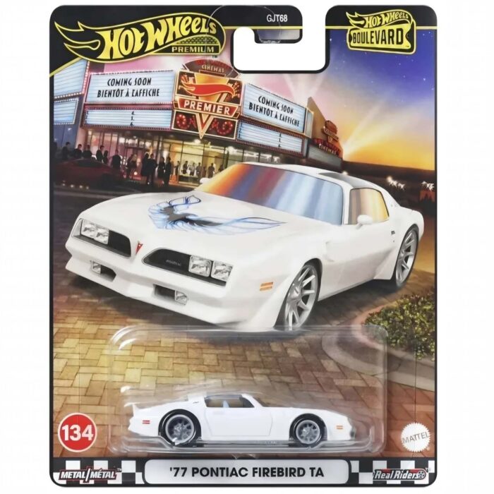Hot Wheels - 1977 Pontiac Firebird TA, white boulevard