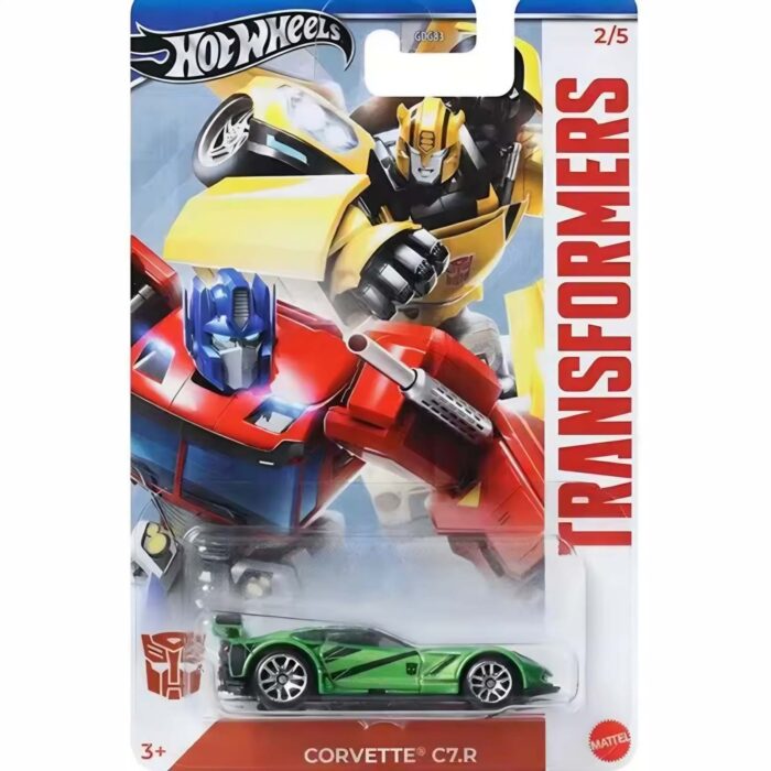 Hot Wheels - Corvette C7.R, green transformers