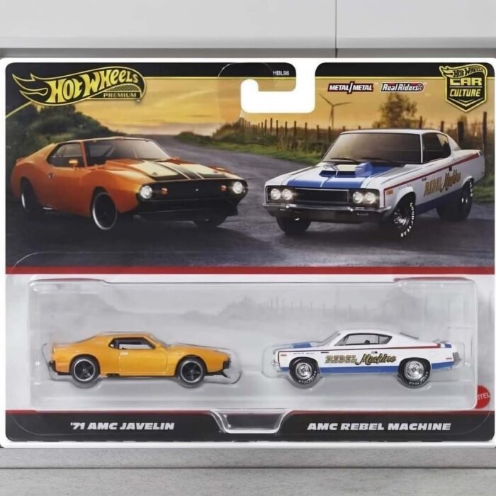 Hot Wheels - 2-pack 71 AMC Javelin & AMC Rebel Machine