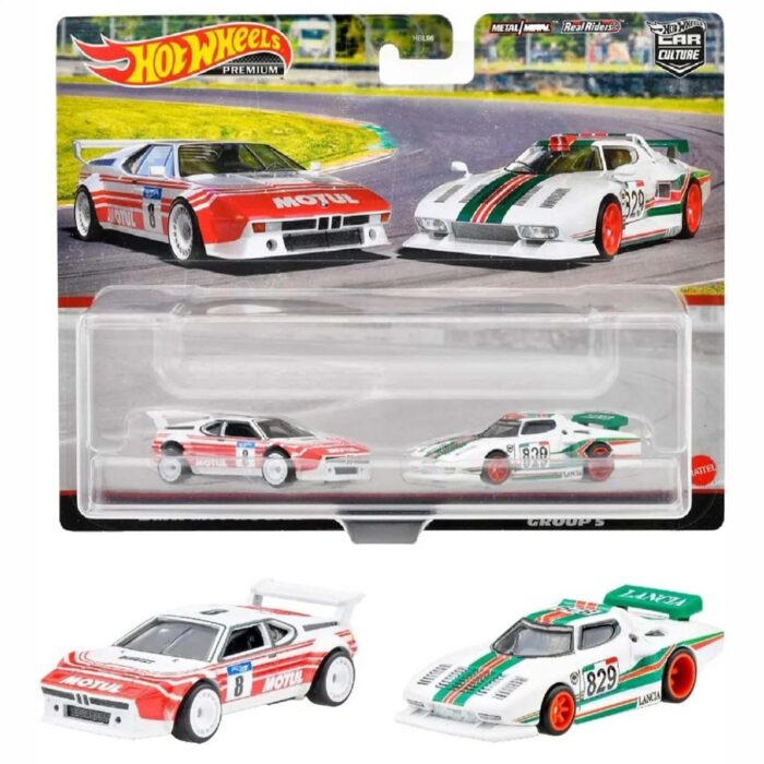 Hot Wheels - 2-pack BMW M1 Procar, Lancia Stratos Group 5