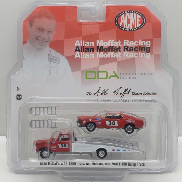 Acme - 1969 Allan Moffat Racing Trans Am Mustang #38 on a Ford F-350 Ramp Truck