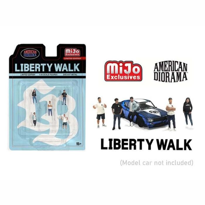 American Diorama - Team Liberty Walk Figure set of 5 Figures