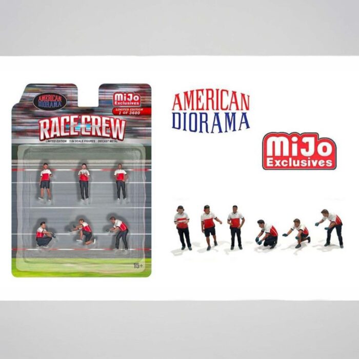American Diorama - Race Crew, Diecast Figure's