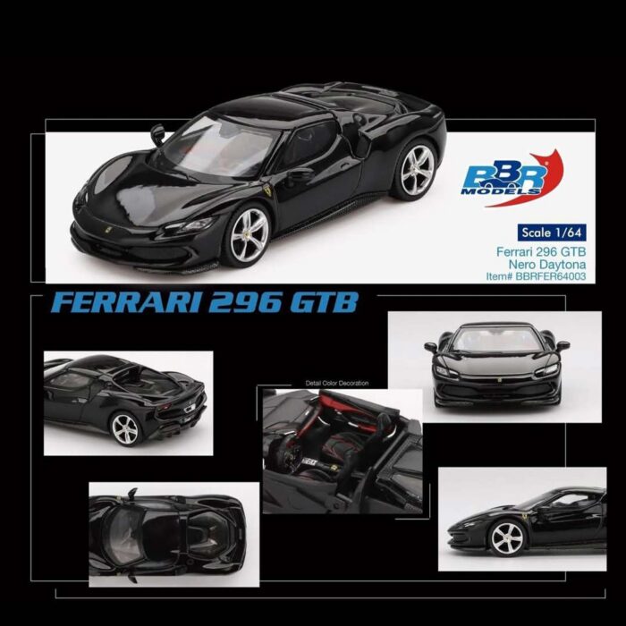 BBR - 2024 Ferrari 296 GTB, Nero Daytona