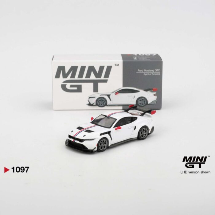 Mini Gt - 2025 Ford Mustang GTD Spirit of America, blister, lhd