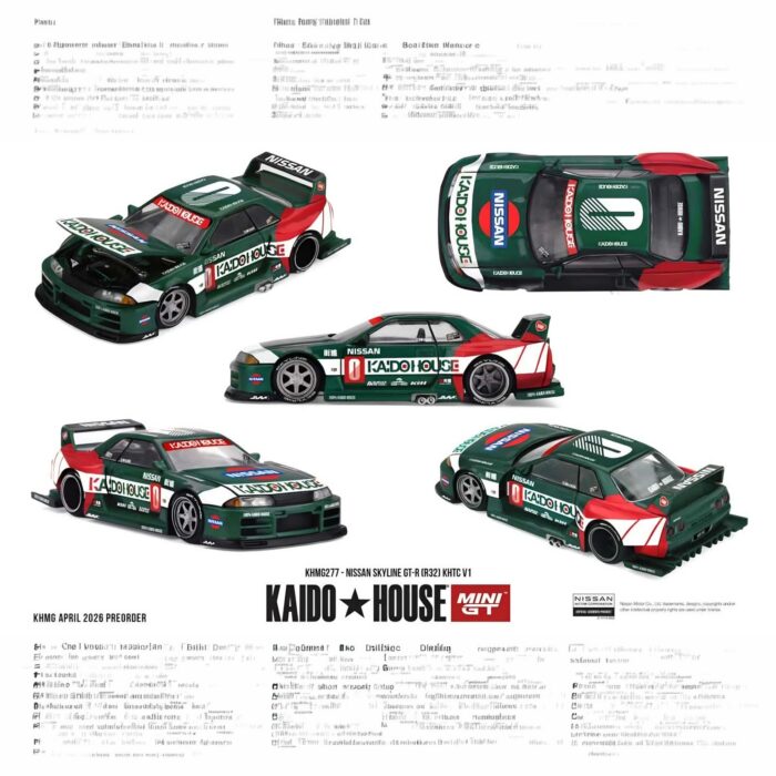 Mini Gt - 1989 Nissan Skyline GTR (R32) KHTC V1