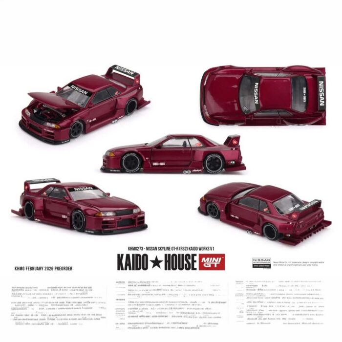 Mini Gt - 1989 Nissan Skyline GTR (R32) Kaido Works V1