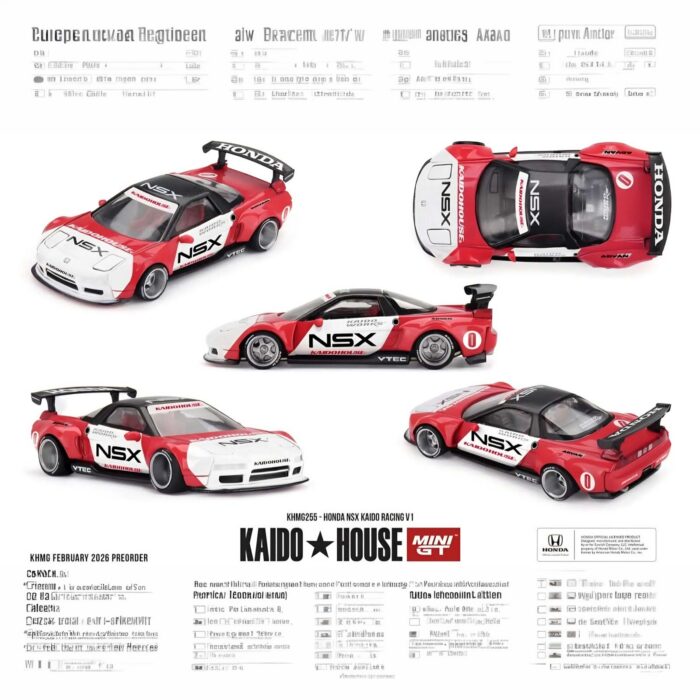 Mini Gt - 1990 Honda NSX Kaido Racing V1