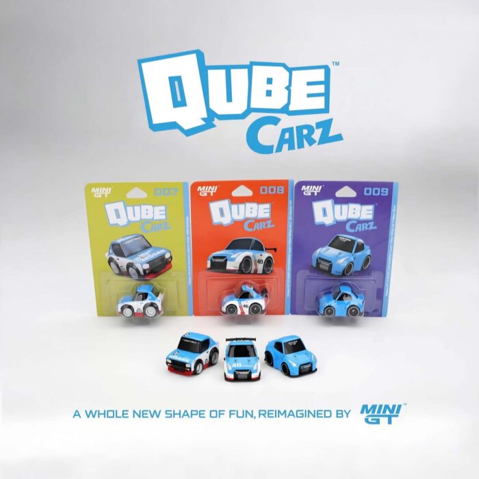 Mini Gt - Nissan Qube Carz set of 3 Ver.2, blue