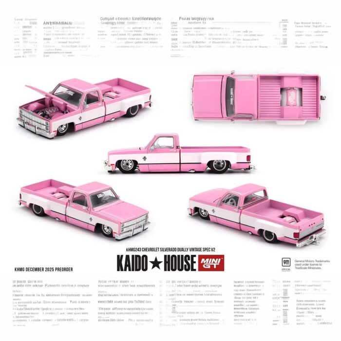 Mini Gt - 1980 Chevrolet Silverado Dually Vintage Spec V2