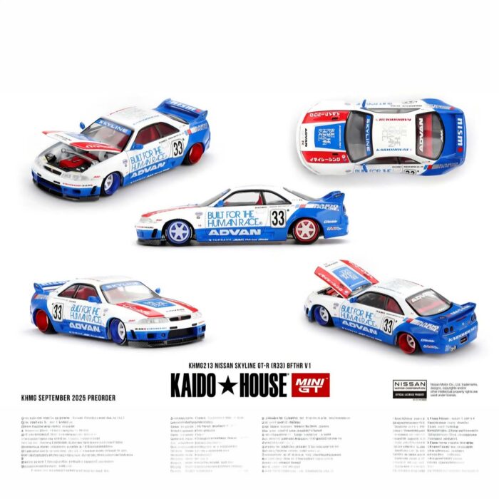 Mini Gt - 1995 Nissan GTR (R33) BFTHR V1