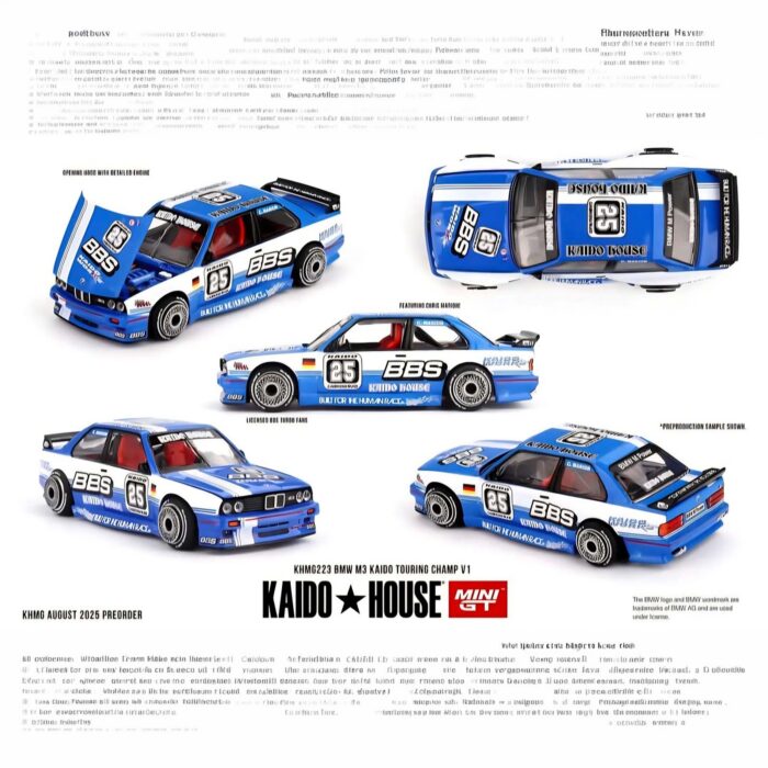 Mini Gt - 1989 BMW M3 (E30) *Kaido Touring Chapm V1