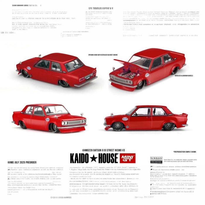 Mini Gt - 1969 Datsun 510 Street Nismo V3