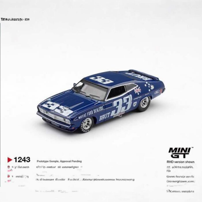 Mini Gt - 1974 Ford Falcon (XB) GT #33 Bathurst 1000, 1243, rhd