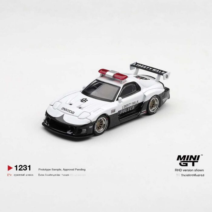 Mini Gt - 1998 Mazda RX-7 LB-Super Silhouette Police, 1231, rhd
