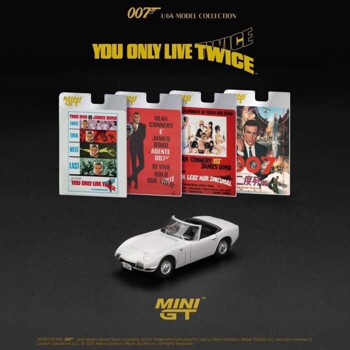 Mini Gt - 1967 Toyota 2000GT *You Only Live Twice* English Blister
