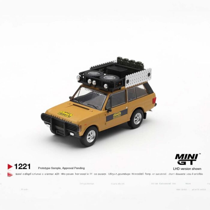 Mini Gt - 1981 Land Rover Ranger Rover Camel Trophy lhd