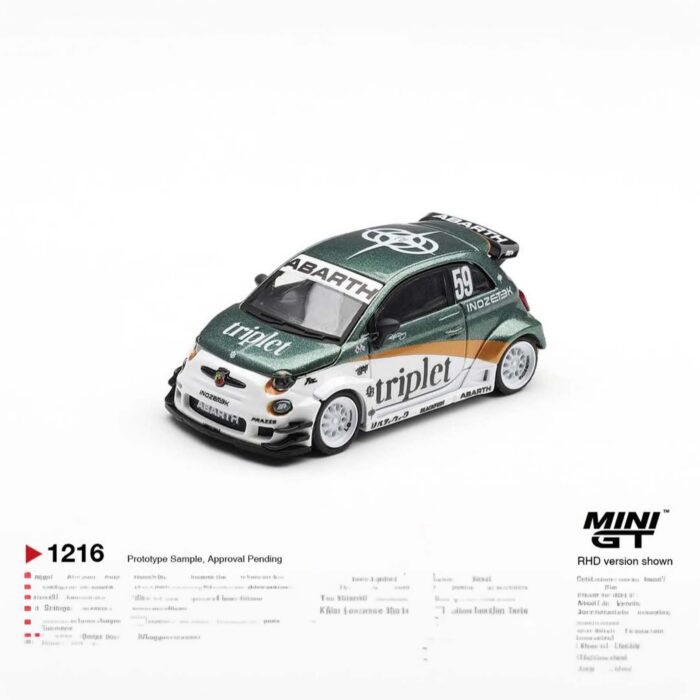 Mini Gt - 2026 Fiat 595 Abarth LB-Works TY Edition rhd